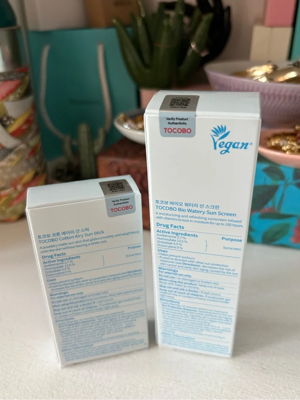 TOCOBO Korean SPF Duo - Sun Stick & Watery SunScreen SPF50